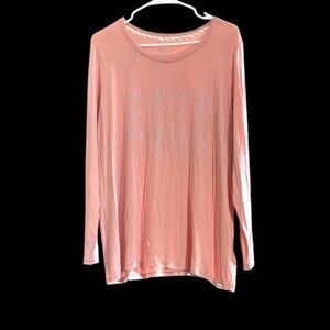 NWOT-Marc New York Light Pink Long Sleeve Tee